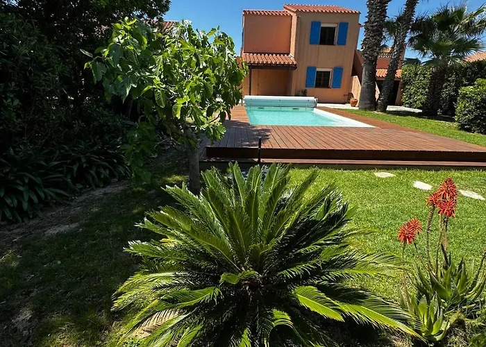 Βίλα De Charme A Cyprien Avec Piscine Et Jardin Mediterraneen, Et Commerces A 10 Minutes A Pieds Saint-Cyprien (Pyrenees-Orientales)
