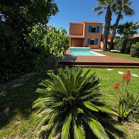 Villa De Charme A Cyprien Avec Piscine Et Jardin Mediterraneen, Et Commerces A 10 Minutes A Pieds Saint-Cyprien