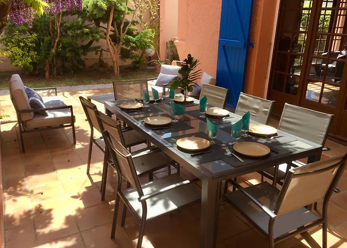 فيلة De Charme A Cyprien Avec Piscine Et Jardin Mediterraneen, Et Commerces A 10 Minutes A Pieds سان سيبريان