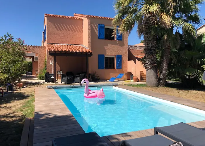 فيلة De Charme A Cyprien Avec Piscine Et Jardin Mediterraneen, Et Commerces A 10 Minutes A Pieds