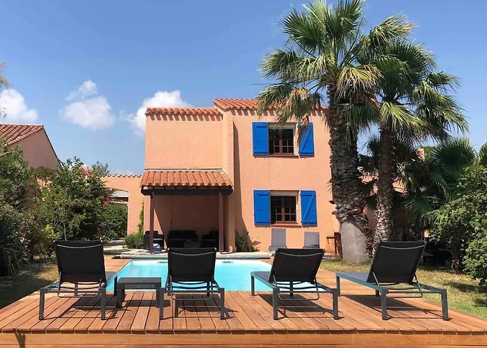 فيلة De Charme A Cyprien Avec Piscine Et Jardin Mediterraneen, Et Commerces A 10 Minutes A Pieds